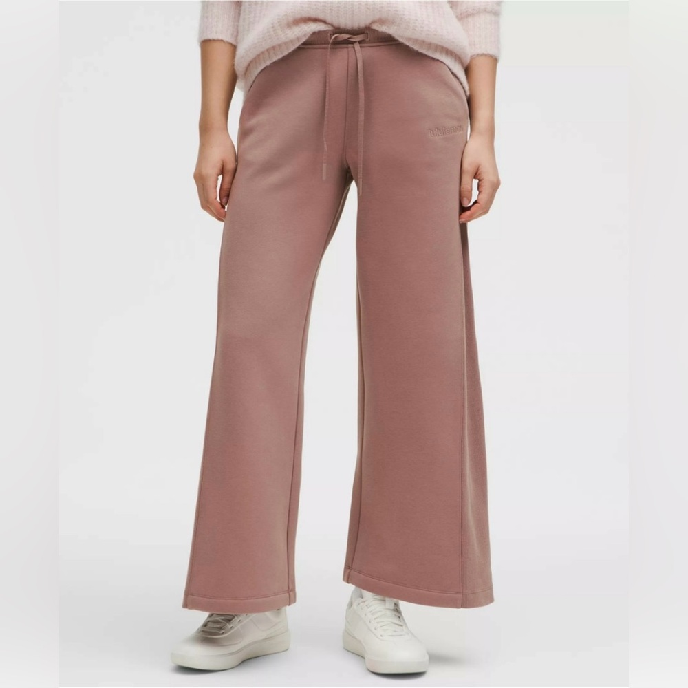 lululemon plush fleece low rise wide leg pants (Asia fit)